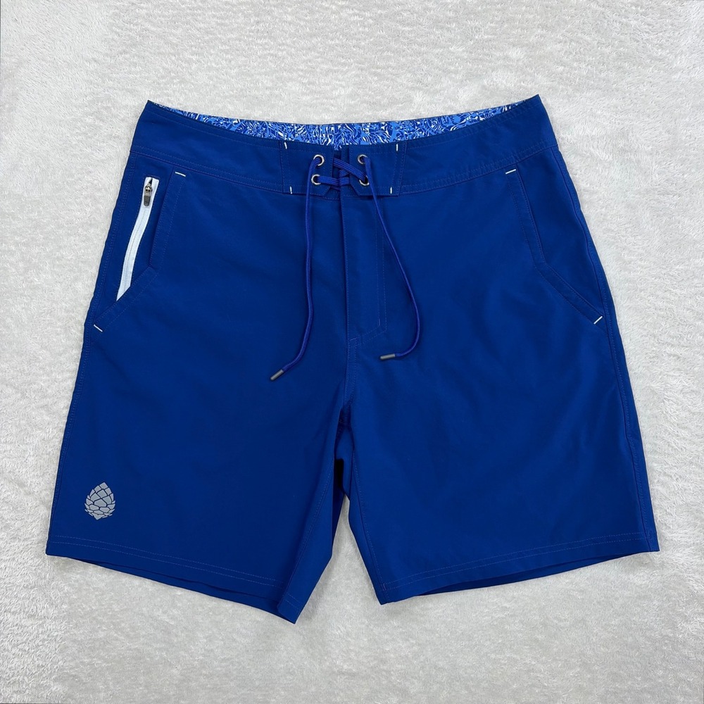 Stio Eddyline Board Shorts Mens 31 Blue Stretch Water Sports Outdoor Summer Surf